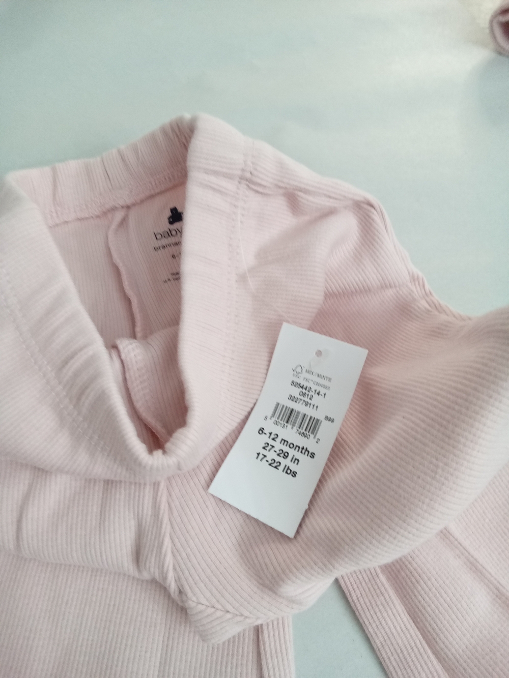 Baby Gap Baby Girls Pink Ribbed Ruffle Top & Flare Pants Set 6-12M NWT - Picture 10 of 12